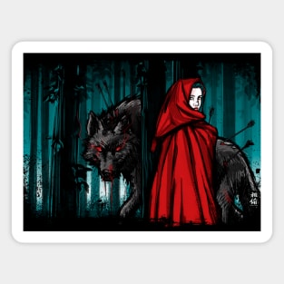 Red Ridding Hood Magnet